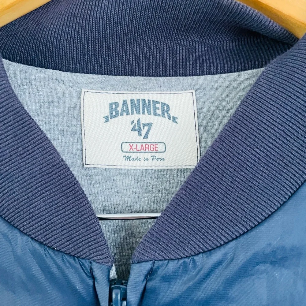 Vintage Angels Navy Bomber Jacket by LA Angels